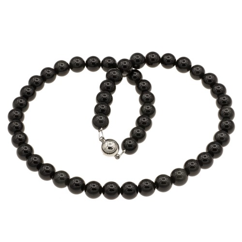 Edelstein kette mit schwarze - kette,