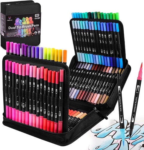 Dual brush pen set - brush, farben