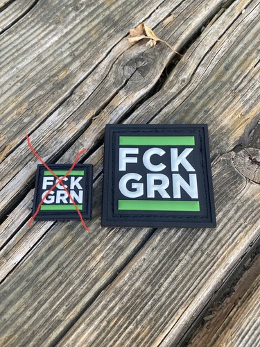 Fck grn patch groß - patch, !!!groß
