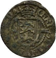 Dänemark 2 Skilling 1625 Christian IV. Silber 0,9 g Original  #Z1113