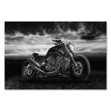 Postereck 2125 Poster Leinwand Motorrad, Motorsport Lifestyle Reise Bike Urlaub