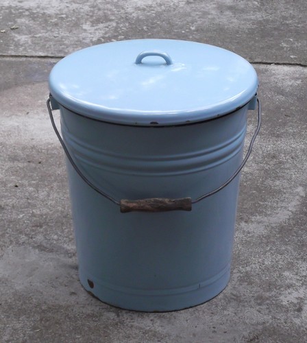 Ddr emaille eimer hellblau - hellblau, 10