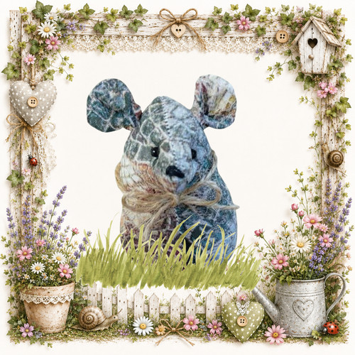 Zaubergarten mosaik maus - mosaik, (2)