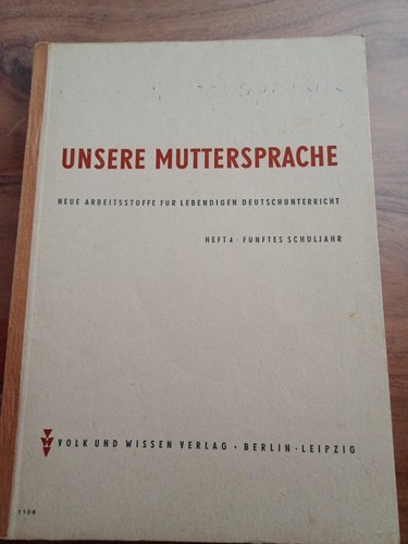 Ddr unsere muttersprache - ddr,,
