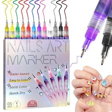 12 Nail Art Marker Set
