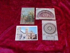 4 verschiedene Postkarten AK Assisi