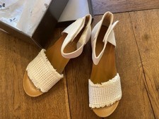 Schuhe Boho Felmini Leder Gr 41 Neu ! Wedges Keilabsatz Plateau Sandale 