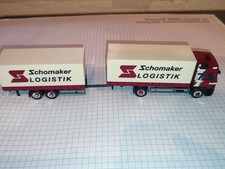Herpa 1/87 MAN F2000 Tandemhängerzug Schomaker Logistik 