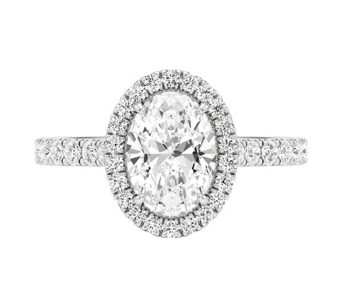 14k weiss gold - gold, kunstdiamanten