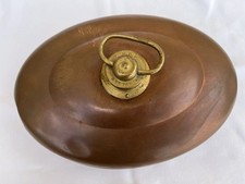 Alte Wärmflasche Kupfer AEMA