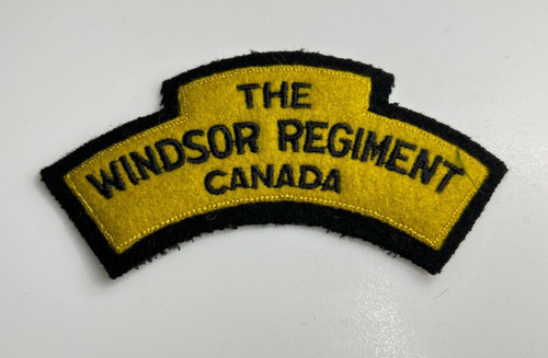 The windsor regiment canadian - the,
