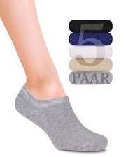 Fiera Besa Sneaker Socken Damen & Herren, Unisex-Socken, Füßlinge, 5 Paar