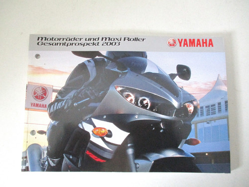Yamaha broschüre prospekt - broschüre,
