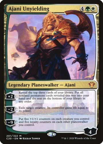 Ajani unyielding commander - ajani,