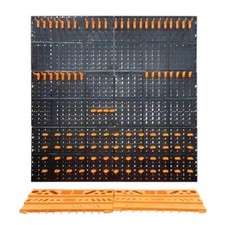 XXL Werkstattwand Werkzeugwand Lagersystem 104-tlg. Lochwand Werkzeughalter