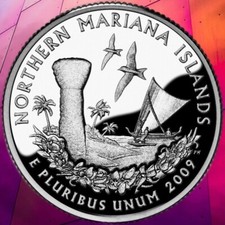 QUARTER  NORTH.MARIANA ISLANDS 2009 P Unc  674# ❇️..