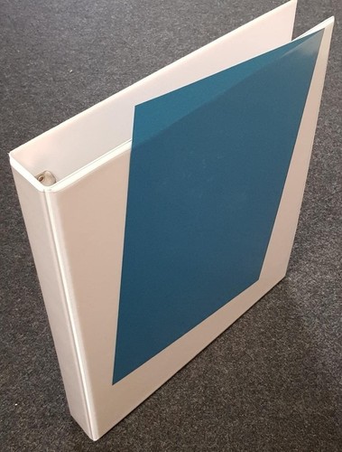 Ringbuch ordner weiß pvc - ringbuch,