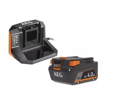 AEG SETL 1840S Akku 4,0 Ah und Ladegerät 18 V PRO Lithium-Ion-Technologie