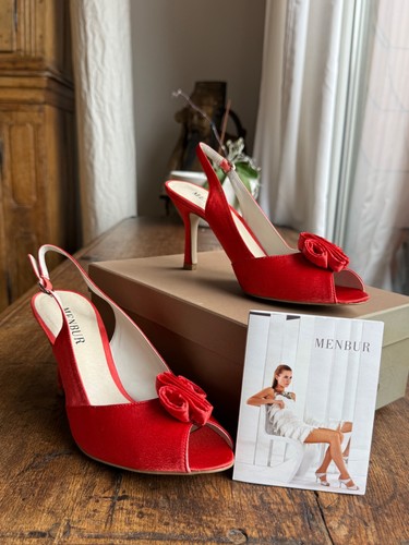 Menbur satin slingback - satin,