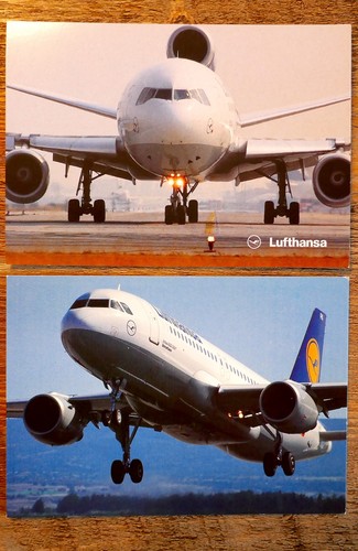 Postkarten flugzeug - 2,