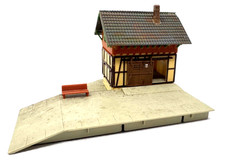 Faller H0 aus Set B-102 Gebäude Lagerhalle Altenstein mit Bahnsteig- HO H0 1:87