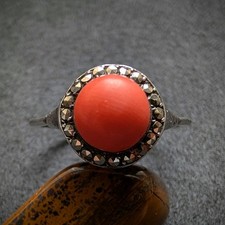 Art Deco Ring 800 Silber