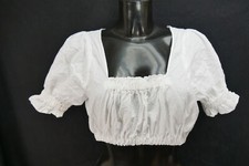 Gr.38 Dirndlbluse weiß Bluse