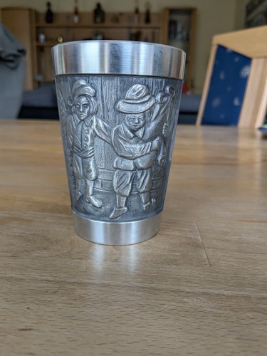 Rein zinn becher - zinn,