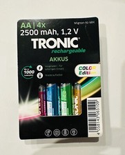 4x AA 2500mAh SCHNELLLADE Mignon-Ni-MH Wiederaufladbar Batterie Rechargeable