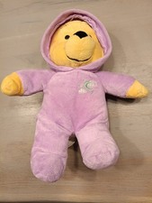 Disney Winnie Puuh Pooh Plüsch Baby Lila Bär leuchtend Beruhigungslicht ca. 30cm
