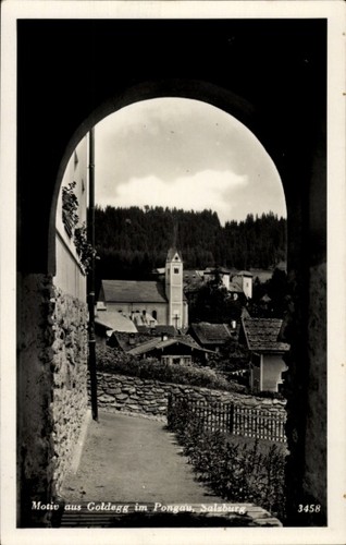 Goldegg salzburg blick - ak,