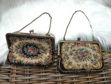 2 antike Gobelin Damen