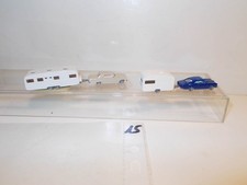 Wiking 9022 Opel mit Reiseanhänger und Chevrolet mit Wohnwagen 