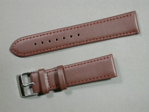 Echt leder uhrenarmband braun - uhrenarmband,