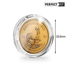 10 Leuchtturm Münzkapseln Ultra Perfect Fit für 1oz. Gold Krugerrand 365301
