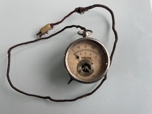 Vintage voltmeter - vintage,