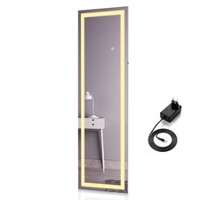 LED Ganzkörperspiegel Ankleidespiegel Wandspiegel Spiegel 3 Farben Touch 150cm