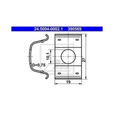 ATE Halter für Bremsschlauch