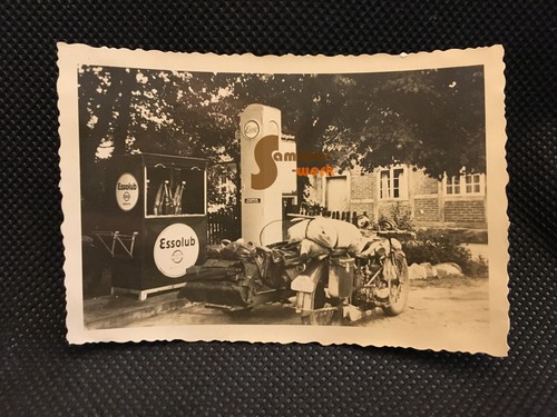 Altes foto motorrad gespann - altes, an