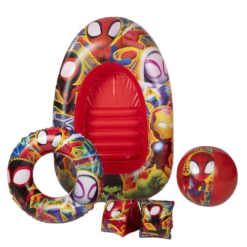Spiderman set schlauchboot - spiderman,