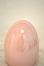 Keramik Ei Ostereier rosa