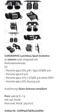 Porsche GT3 / GT3 RS / R - CARGRAPHIC Leichtbau Sport Endrohre