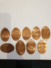 10 Motive Elongated Coin Erlaubnis Zoo Hannover  Hannover Zoo