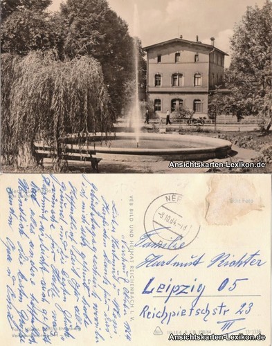 Postcard nerchau bahnhof - postcard,
