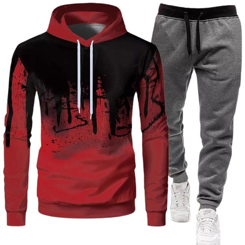 Herren hoodie tracksuit set - hoodie,