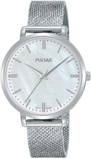 Pulsar PH8459X1 Damenuhr Armbanduhr Quarzuhr 33mm Wasserdicht silber