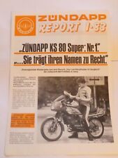ZÜNDAPP Prospekt  REPORT 1.83