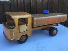 DDR VEB Minol Tank antik Holz