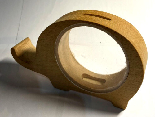 Holz spardose elefant - -,