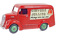 Dinky Toys 452 Trojan 15cwt Red Van Chivers Jellies Vintage Die-Cast Sammlerstück